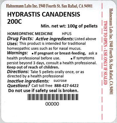 Hydrastis Canadensis 200c 100g (Hydrastis Canadensis 200c 100g)